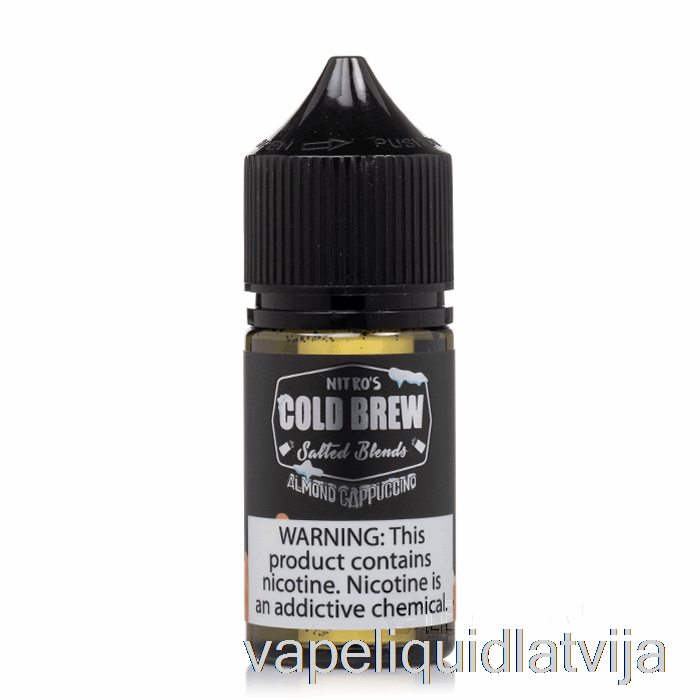 Mandeļu Kapučīno - Nitros Auksti Brūvējamie Sāļi - 30ml 25mg Vape šķidrums